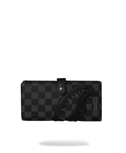 Portafoglio Sprayground nero Midnight chetau single-fold wallet