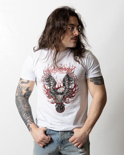 T-Shirt John Richmond con stampa strass uomo