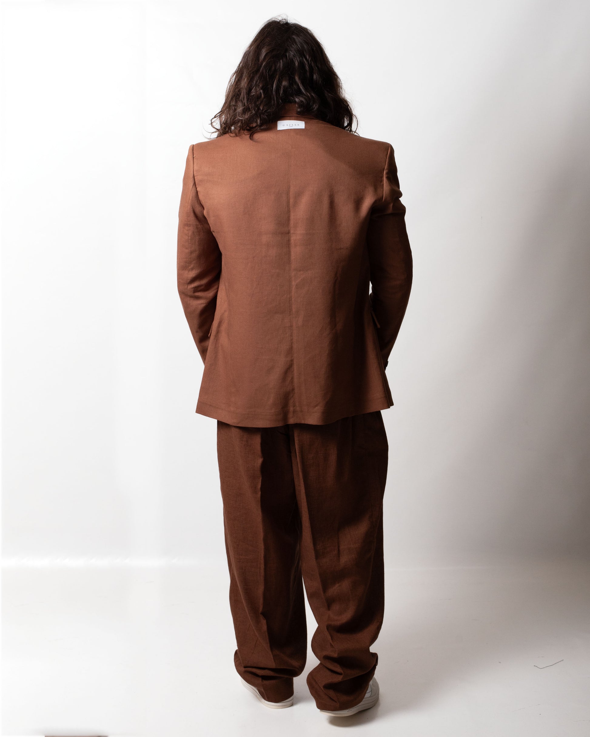 Pantalone Gaelle sartoriale in lino uomo