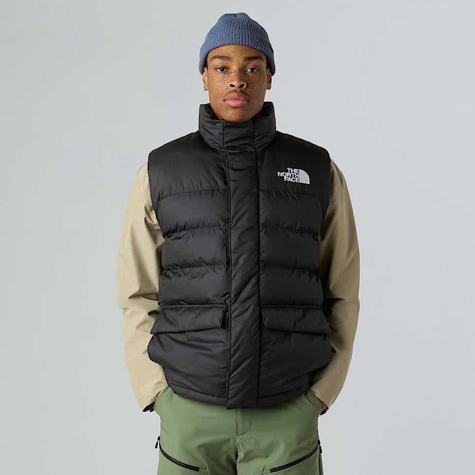 Gilet The North Face puffer con logo ricamato uomo