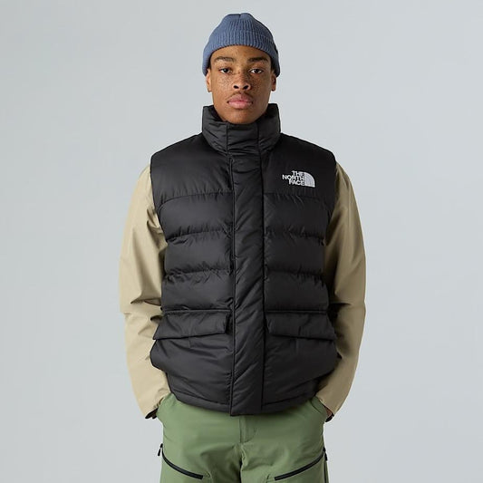 Gilet The North Face puffer con logo ricamato uomo