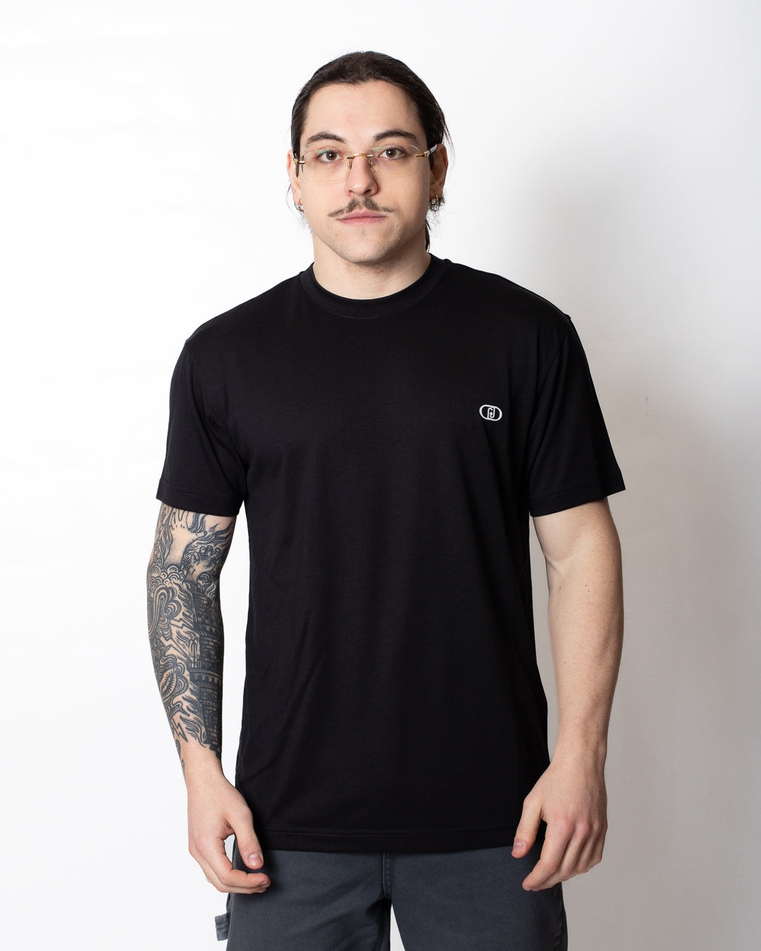 T-Shirt Liu Jo basic con logo uomo