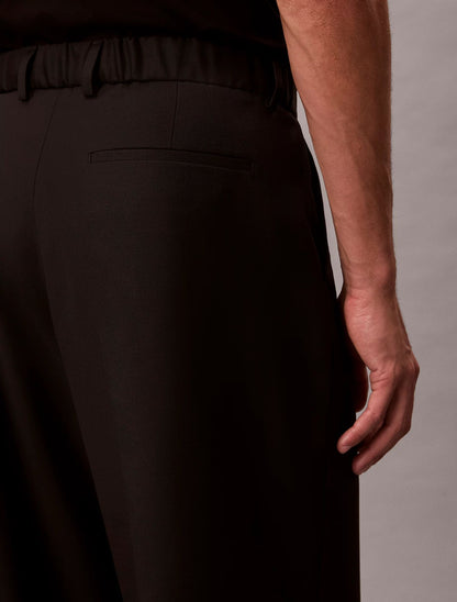 Pantalone Calvin Klein wide leg in misto lana uomo