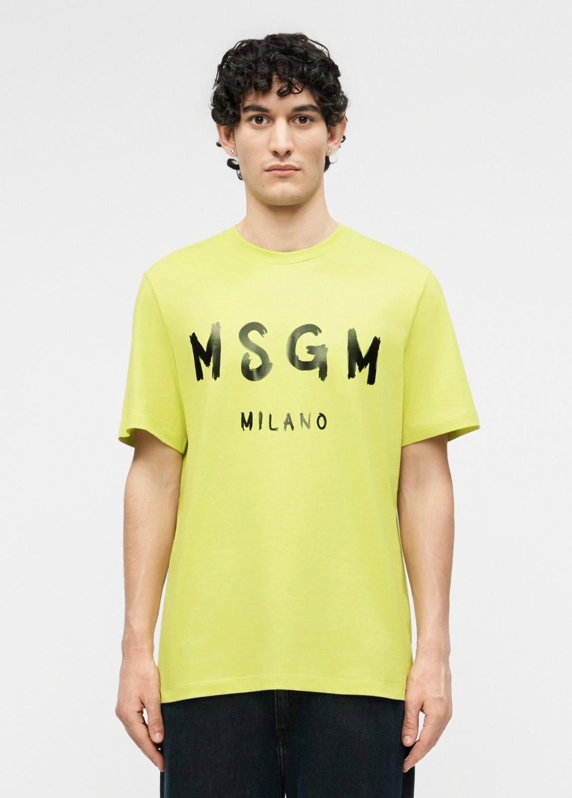 T-Shirt MSGM logo paint