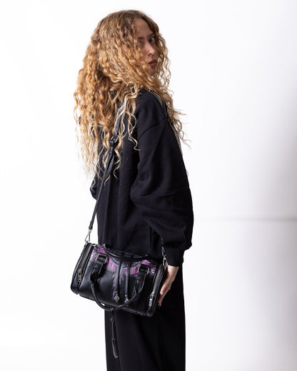 Borsa Marcelo Burlon in ecopelle "Icon Wings"