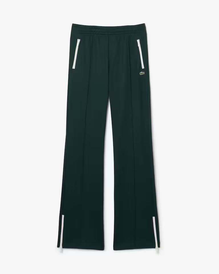 Pantalone Lacoste in nylon con zip donna