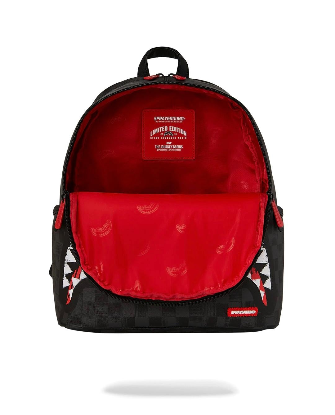 Zainetto Sprayground nero "SCRIBBLE SHARK SAVAGE BACKPACK"