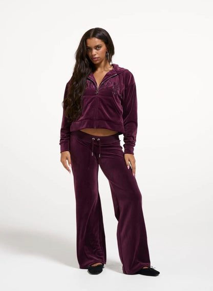 Pantalone Juicy Couture con logo strass