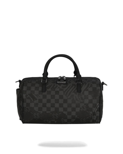 Borsa Sprayground nero 3AM check  mini duffle