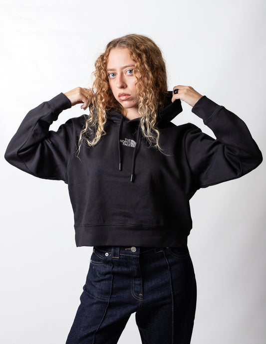 Felpa The North Face cropped over con cappuccio donna