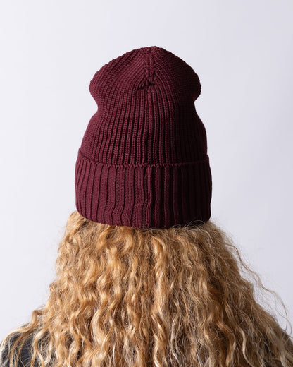 Cappello Disclaimer con risvolto e logo ricamato