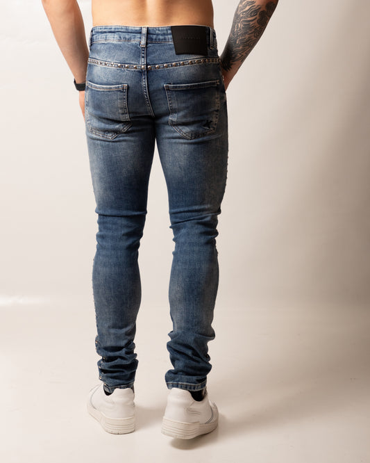 Jeans Richmond X slim con borchie uomo