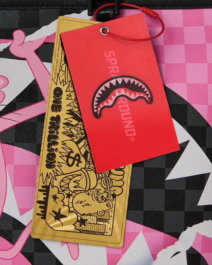 Borsa Sprayground nero PINK PANTHER ON THE RUN TOTE
