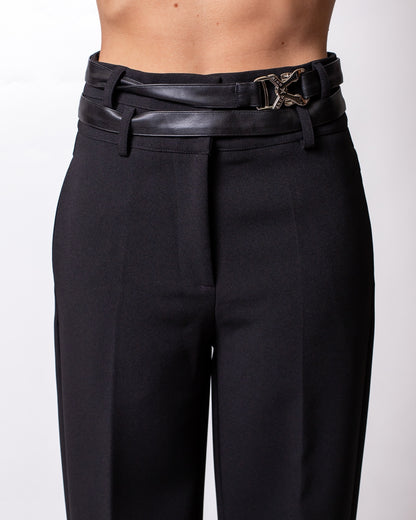 Pantalone Richmond X chino con cinta in pelle donna