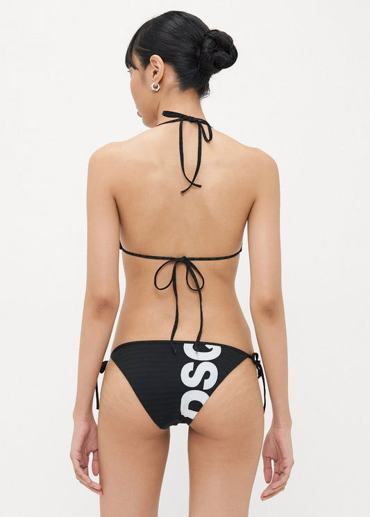 Triangolo mare Dsquared2 con logo all-over donna