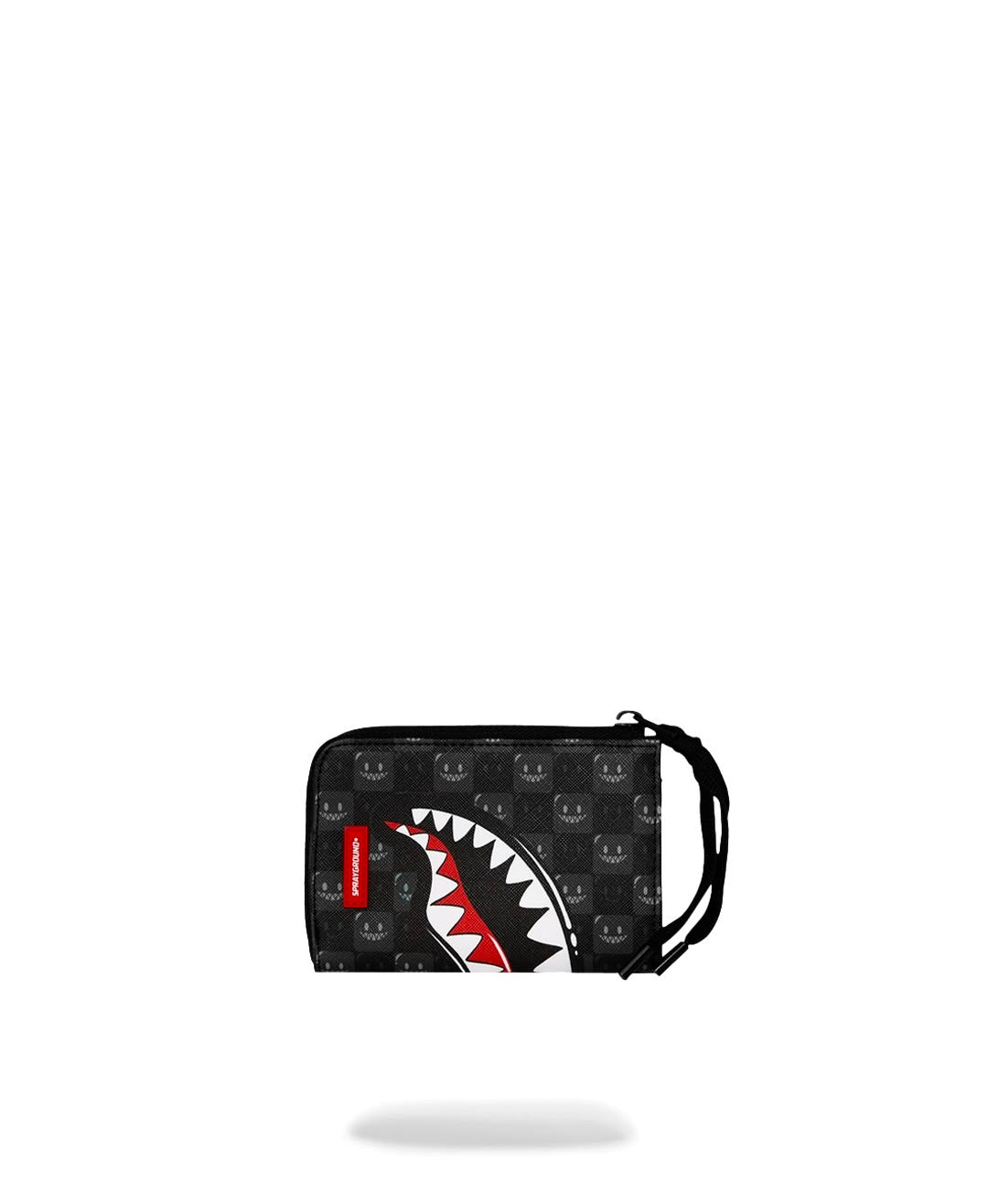 Portafoglio Sprayground nero SHARKS IN PARIS WTF BUBBLY BLACK CHECK WALLET