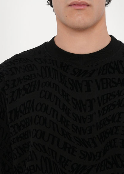 Felpa Versace Jeans Couture "Logomania" girocollo uomo