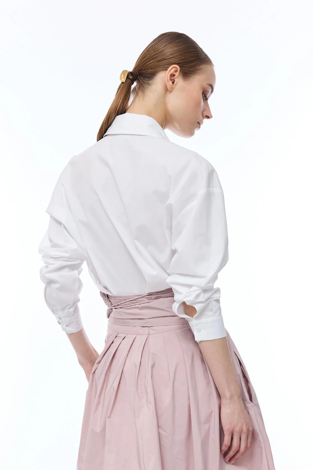 Camicia Nenette con ricami floreali donna