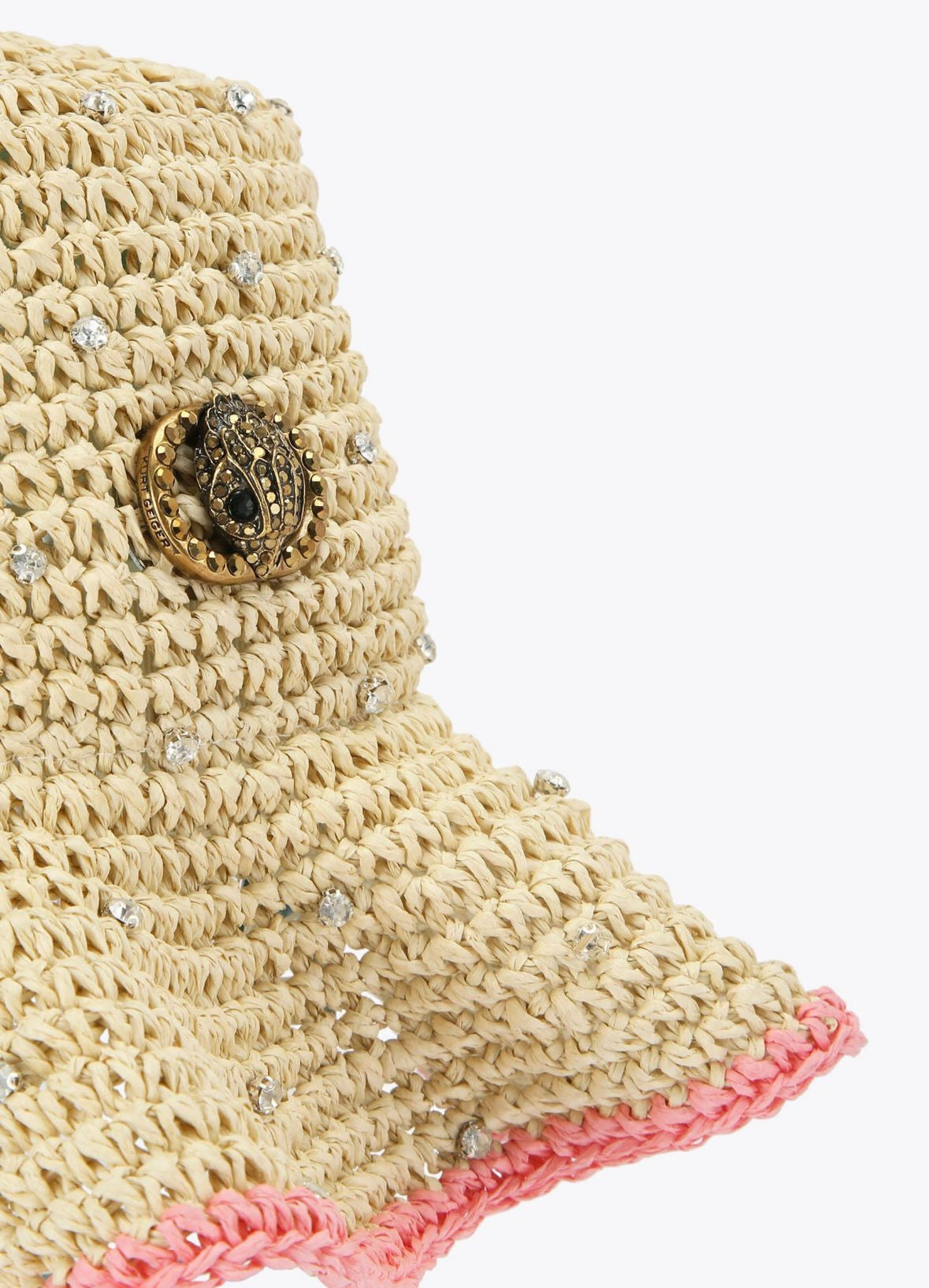 Cappello Kurt Geiger "Chelsea Raffia Bucket" donna