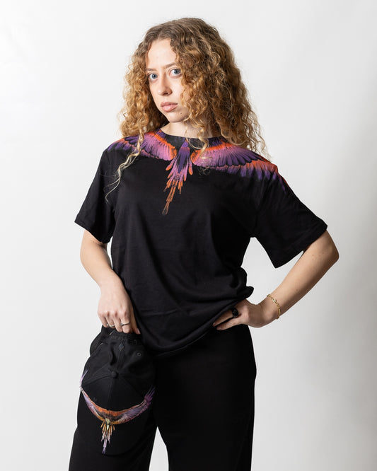 T-Shirt Marcelo Burlon "Icon Wings Multicolor" donna