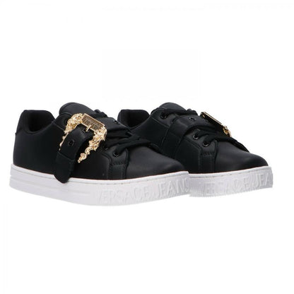 Sneakers Versace Jeans Couture in pelle con fibbia logata donna