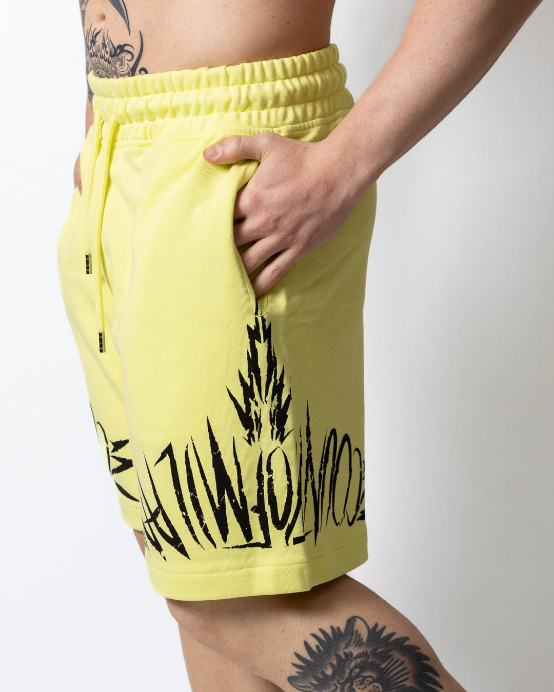 Bermuda Marcelo Burlon in felpa "County Wings" uomo