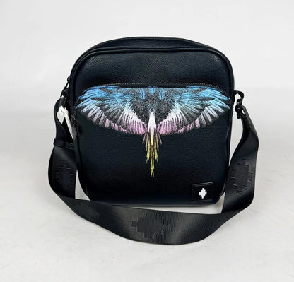 Tracolla Marcelo Burlon in ecopelle "Icon Wings"