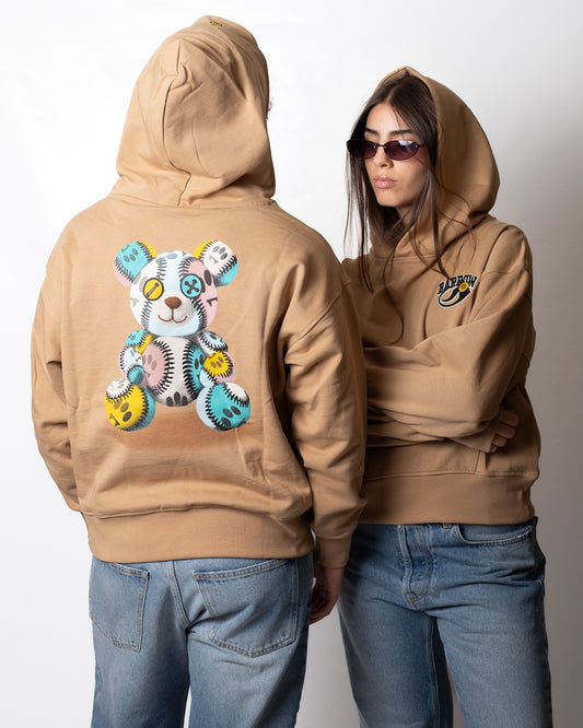 Felpa Barrow "Teddy Baseball" con cappuccio