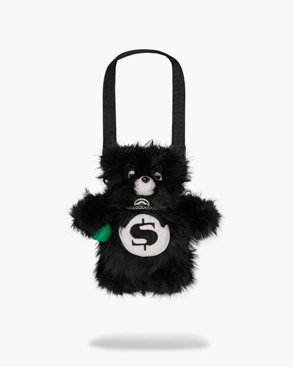 Zaino Sprayground orsetto nero "FUR CRAY BLACK BEAR CUB BACKPACK"