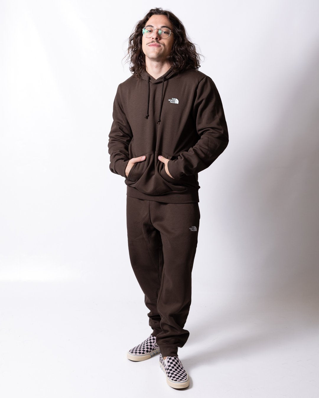 Felpa The North Face con logo ricamato