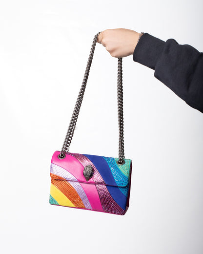 Borsa Kurt Geiger "Mini Kensington Multicolor" donna