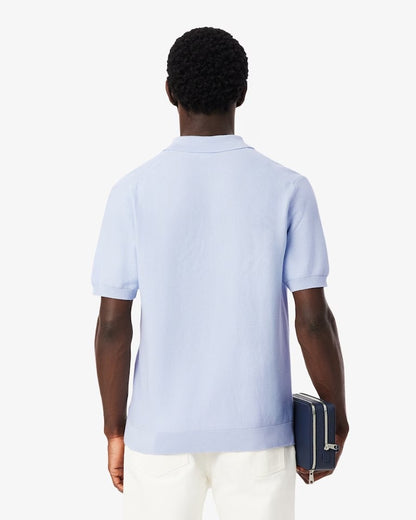 Polo Lacoste in maglia classic fit uomo