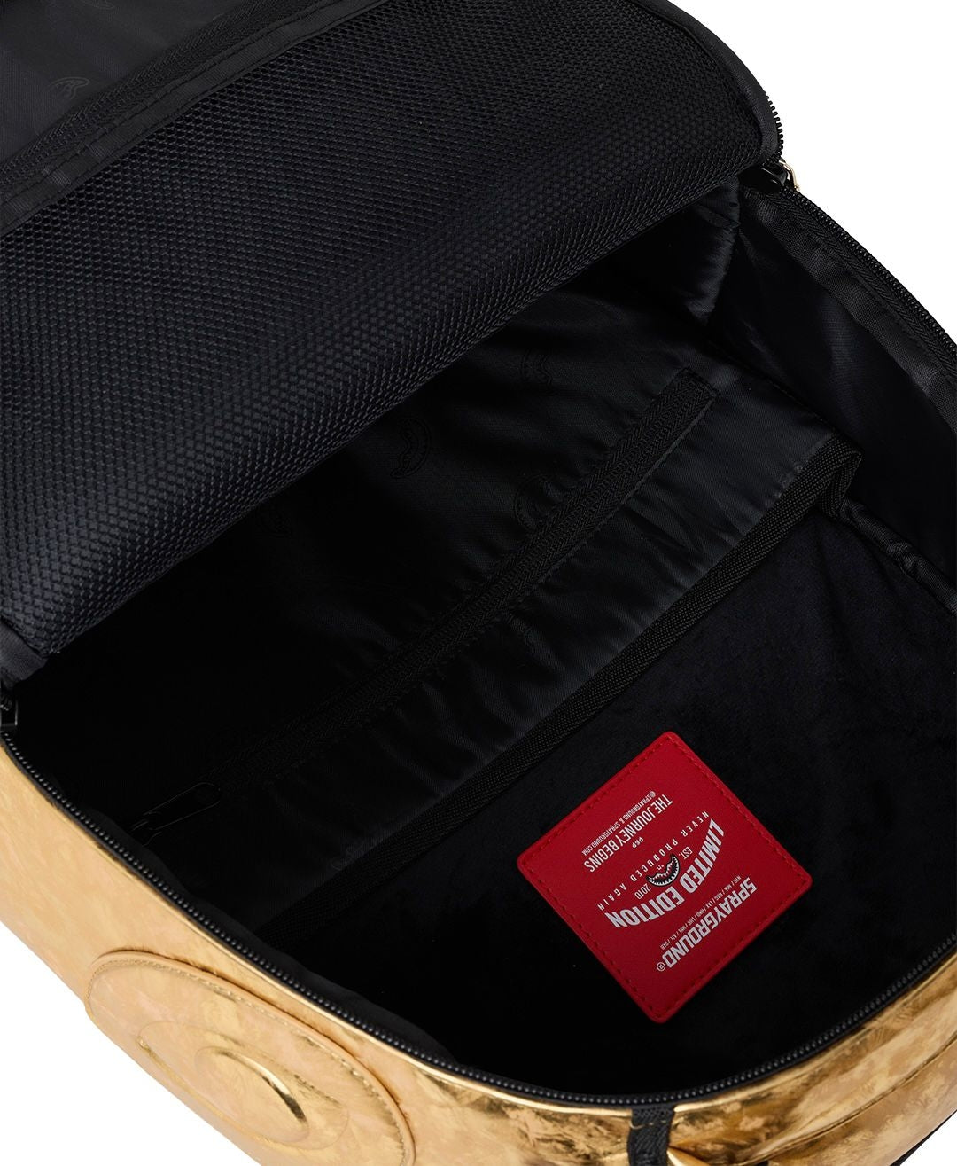 Zaino Sprayground oro GOLD WEATHERED BACKPACK