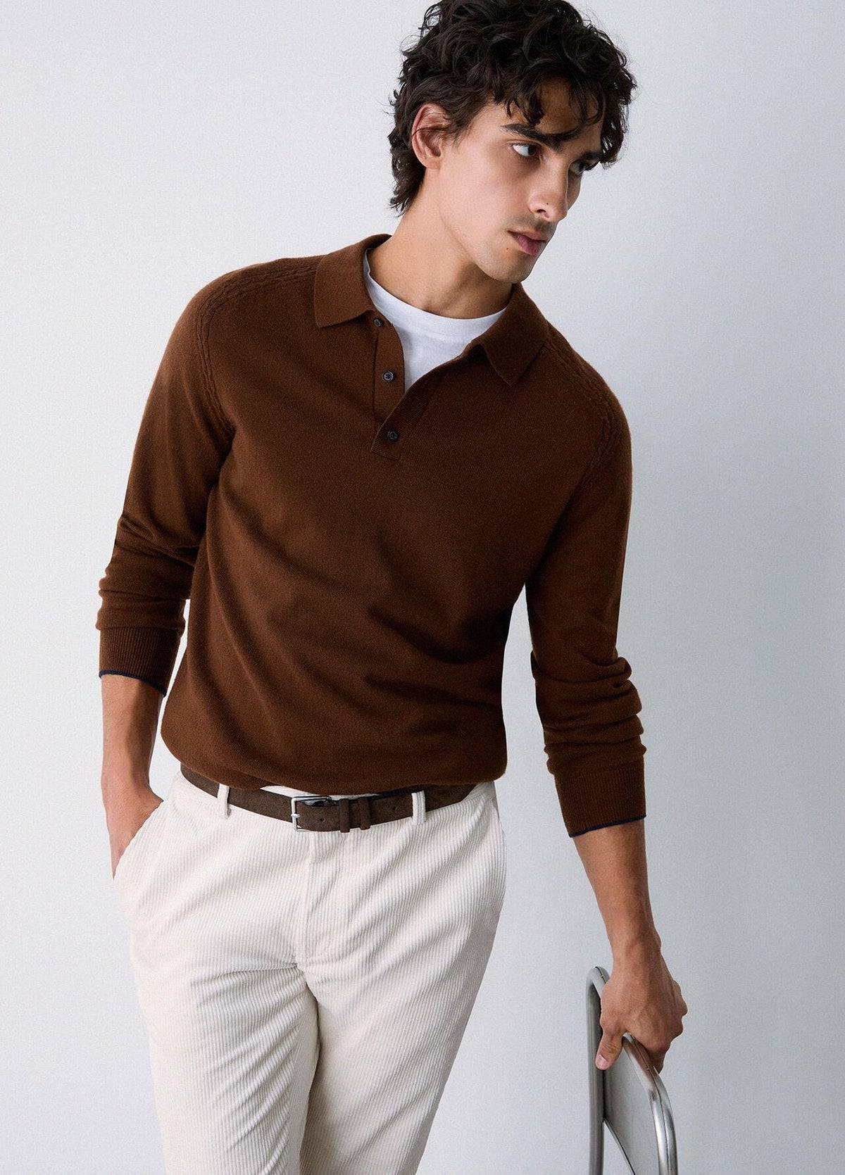 Maglia polo Liu Jo in lana e cashmere