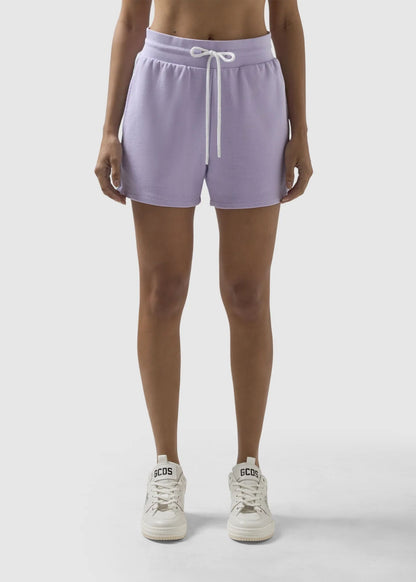 Short GCDS Essentials in felpa "Logo Tape" donna