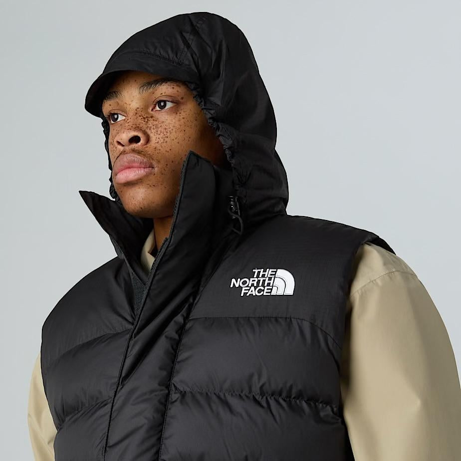 Gilet The North Face puffer con logo ricamato uomo