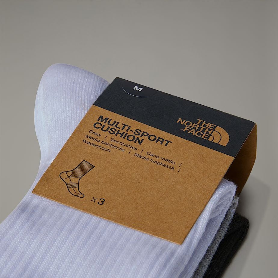Calze The North Face tri-pack in spugna