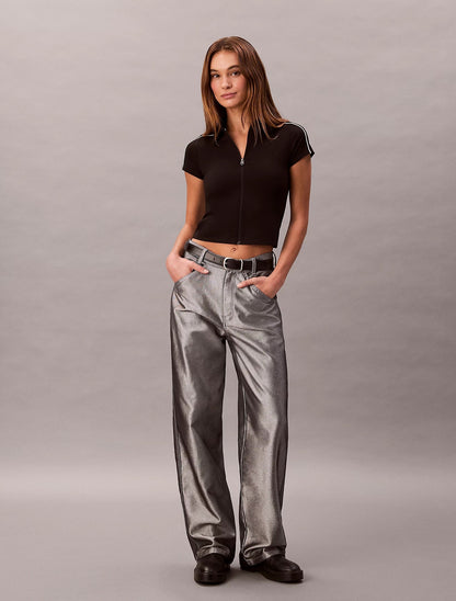 Polo Calvin Klein con zip donna