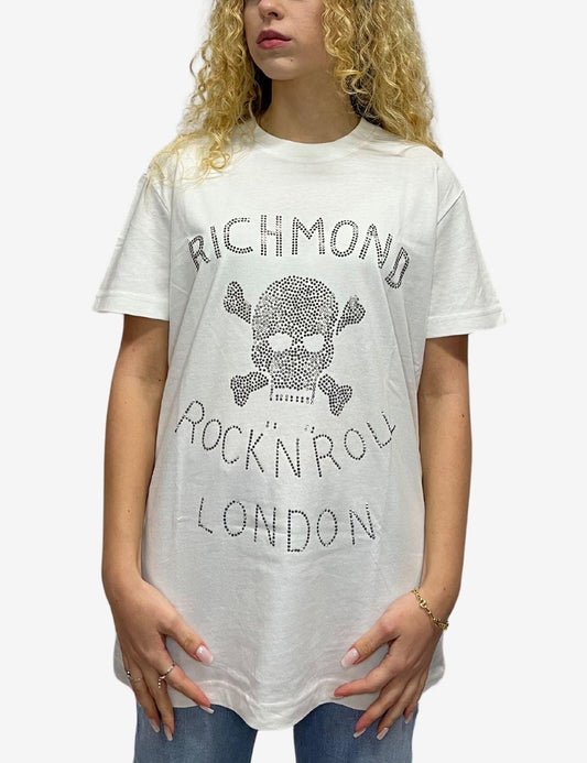 T-Shirt John Richmond con strass donna