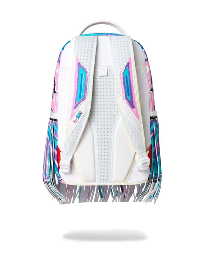 Zaino Sprayground bianco AI FRINGE BACKPACK