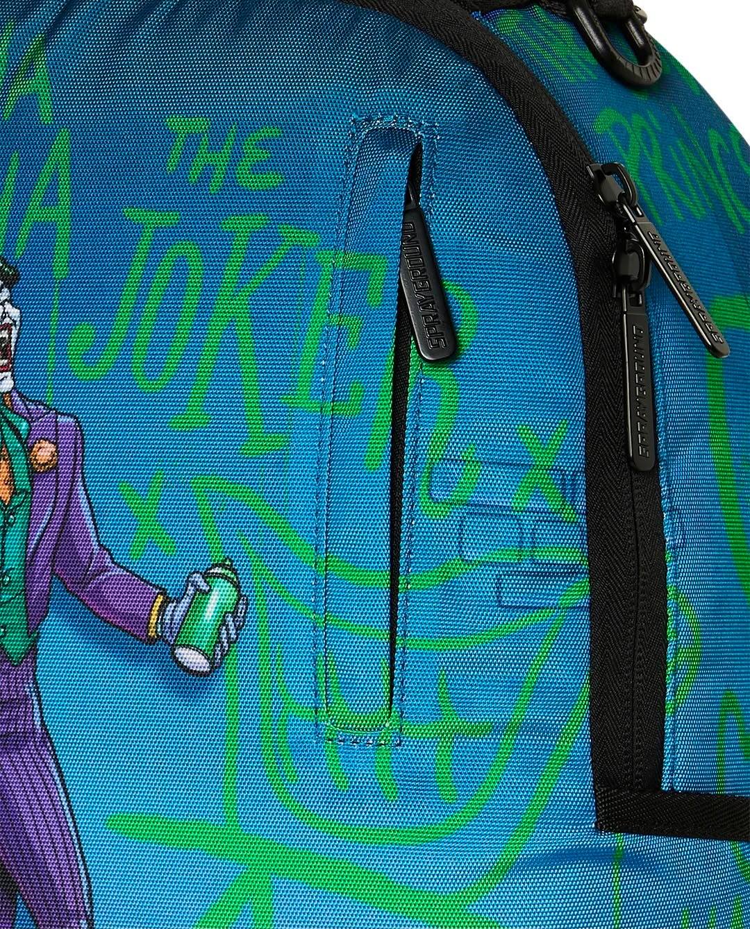 Zaino Sprayground blu DC JOKER TAGGED UP BATMOBILE BACKPACK