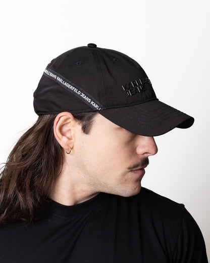 Cappello Karl Lagerfeld Jeans con logo in gomma