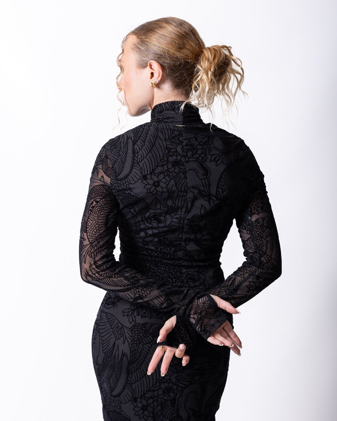 Abito Just Cavalli con ricami jacquard donna