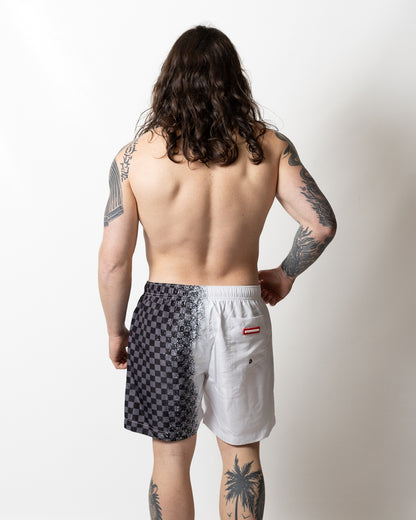 Boxer mare Sprayground con stampa a scacchi uomo