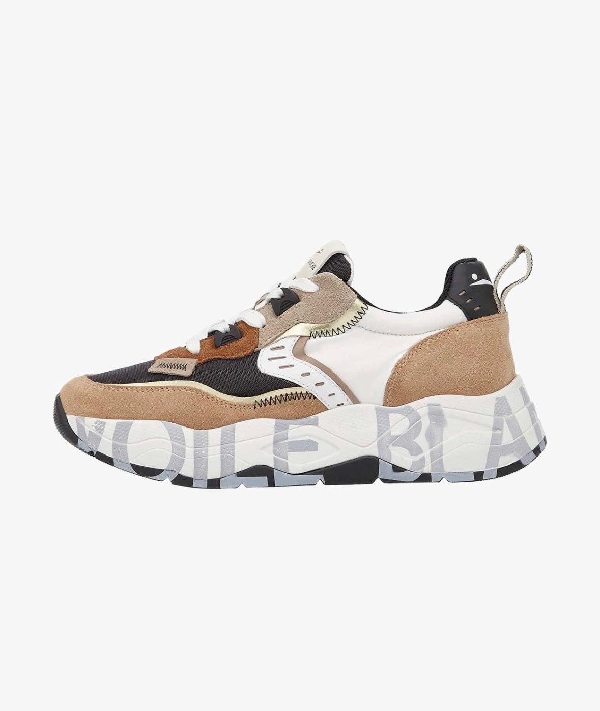 Scarpe Voile Blanche con dettagli in pelle e suede