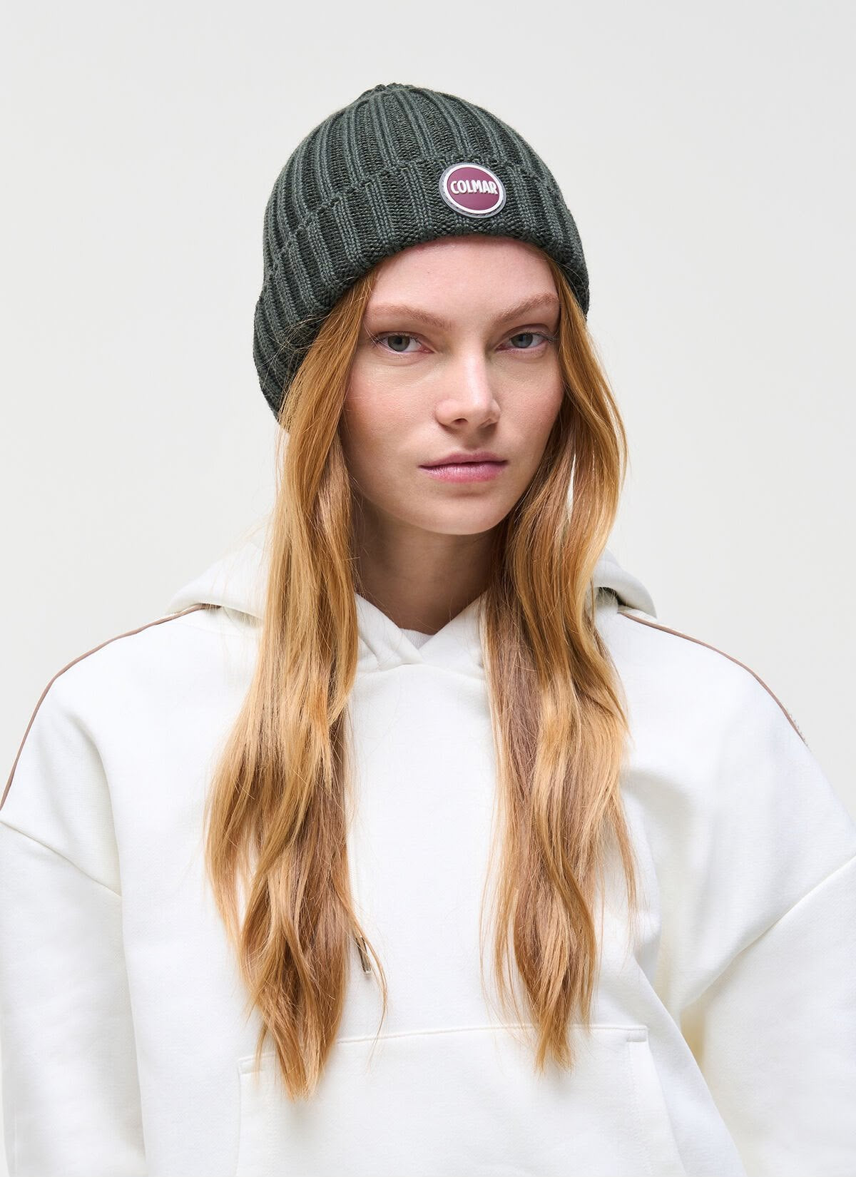 Cappello Colmar in misto lana con costine