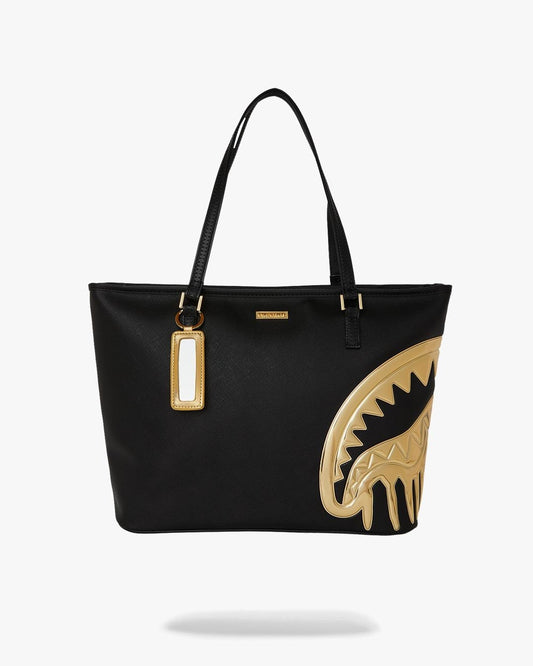 Borsa Sprayground nero "GOLD AND DANGEROUS TOTE"