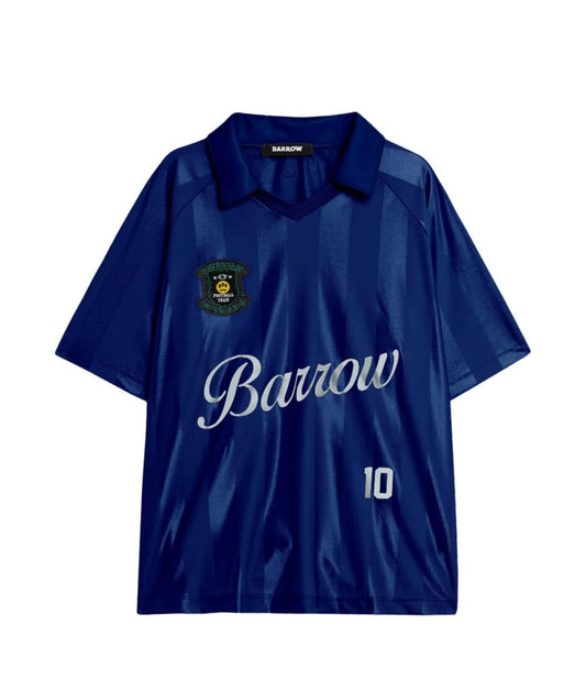 T-shirt Barrow in triacetato con colletto jersey football team unisex