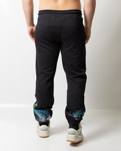 Pantalone Marcelo Burlon in felpa "Icon Wings" uomo