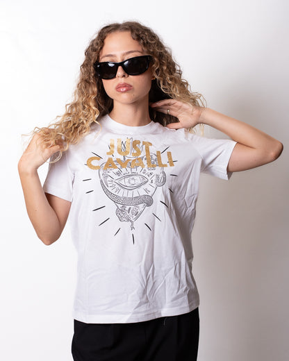 T-Shirt Just Cavalli "Heart Tatoo" donna